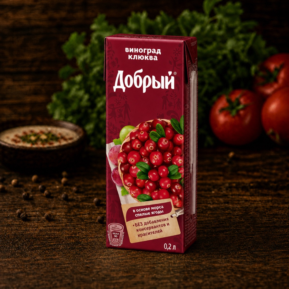 Морс Добрый клюква-виноград